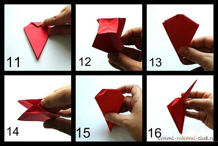 Оригами дракон, схема. Фото №3